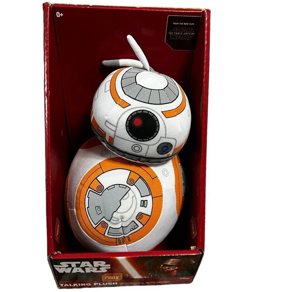 Star Wars BB-8 Talking Plush 9" With Original‎ Movie Sounds  New With Tags WORKS